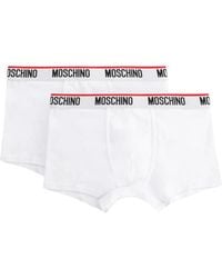 Moschino - Pack de dos calzoncillos con logo - Lyst