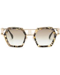 Cazal - 677 Geometric-Frame Sunglasses - Lyst