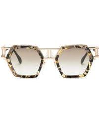 Cazal - 677 Geometric-Frame Sunglasses - Lyst