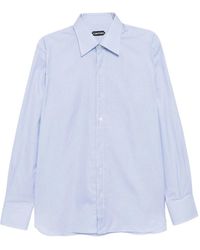 Tom Ford - Plaid Cotton Shirt - Lyst