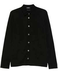 Hōsio - Cardigan À Boutonnière - Lyst