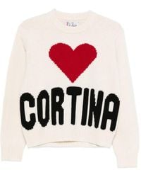 MC2 Saint Barth - 'Kyla' Wool Crew Neck Sweater - Lyst