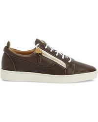 Giuseppe Zanotti - Frankie Double-Zip Low-To Sneakers - Lyst