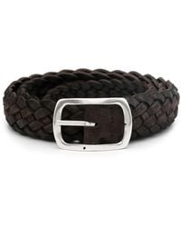 Orciani - Braided Leather Belt - Lyst