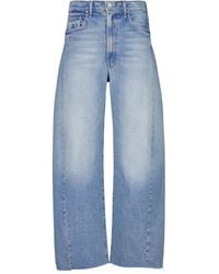 Mother - The Half Pipe Ankle Frayed Jeans - Lyst