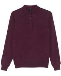 Etro - Wool Polo Shirt - Lyst