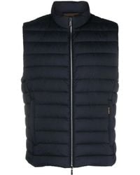 Moorer - Quilted Zipped Gilet - Lyst