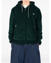 Societe Anonyme - Zipped-Fleece Hoodie - Lyst