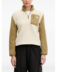 The North Face - Fleece-Texture Quarter-Zip Sweatshirt - Lyst