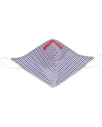 Isaia - Check-Pattern Face Mask - Lyst
