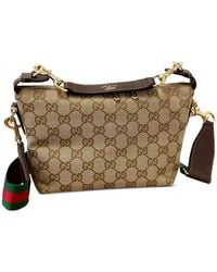 Gucci - Gg Supreme Web Shoulder Bag - Lyst