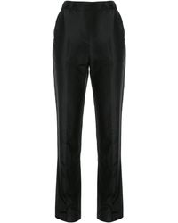 Macgraw - High-waisted Silk Trousers - Lyst