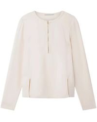Stella McCartney - Blusa Arlesa Con Doble Abertura - Lyst