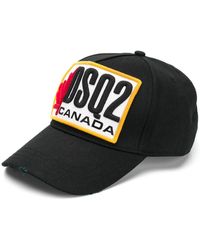 DSquared² Cappello da baseball DSQ2 con applicazione - Nero