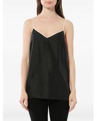 PUCCI - Contrast-Trim Sleeveless Top - Lyst