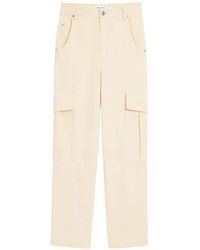 Ami Paris - Baggy-Fit Cargo Cotton Trousers - Lyst