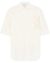 JW Anderson - Poloshirt Mit Gesteppter Tasche - Lyst