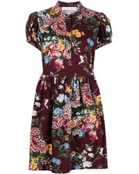 See By Chloé - Floral-print Cotton Dress - Lyst