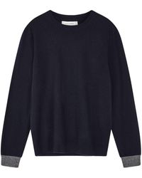 Chinti & Parker - Contrast-Cuff Sweater - Lyst