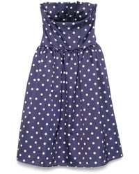 Self-Portrait - Midi-Jurk Met Stippen - Lyst