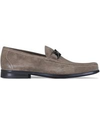 Ferragamo - Grandioso 2 Suede Loafers - Lyst
