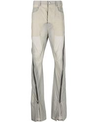 Rick Owens - Zip-detail Straight-leg Jeans - Lyst