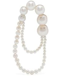 Sophie Bille Brahe - 14Kt Recycled Embrassée De Perle Single Earring - Lyst