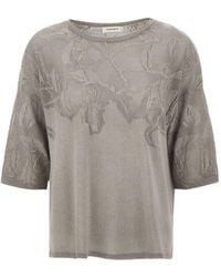Kangra - Openwork-Knit Cotton Top - Lyst