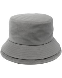 Sacai - Layered-brim Wool Bucket Hat - Lyst