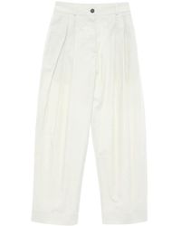 Studio Nicholson - Pleat-Detail Straight-Leg Trousers - Lyst