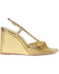 Loeffler Randall - Marren Knotted Wedge Sandals - Lyst