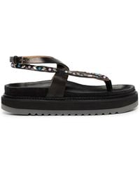 Isabel Marant - Stud-Embellished Thong-Strap Sandals - Lyst