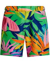 Polo Ralph Lauren - Tropical-Print Swim Shorts - Lyst