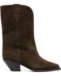 Isabel Marant - Dahope 60mm Suede Boots - Lyst