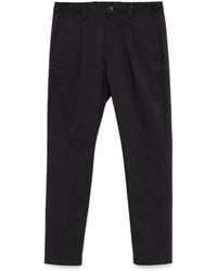 Herno - Logo-Plaque Tapered Trousers - Lyst