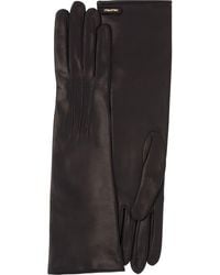 Miu Miu Stitching Detail Long Gloves - Black