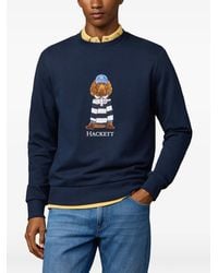 Hackett - Harry Heritage Embroidered Sweatshirt - Lyst