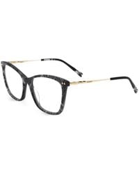 Missoni - Gemusterte Brille Mit Eckigem Gestell - Lyst