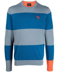 PS by Paul Smith - Colour-block Cotton Jumper - Lyst