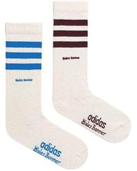 adidas - X Wales Bonner 3-Stripes Socks (Pack Of Two) - Lyst