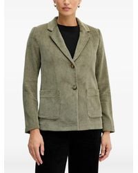 Benetton - Corduroy Button Top - Lyst