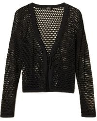 Twinset - Cut-Out Detail Long-Sleeve Cardigan - Lyst