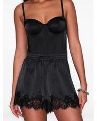 Fleur du Mal - Juliet Mini Shorts - Lyst