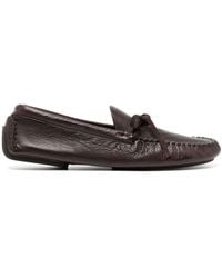 The Row - Lucca Leren Loafers - Lyst