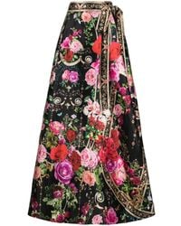 Camilla - Reservation For Love Maxi-wikkelrok - Lyst
