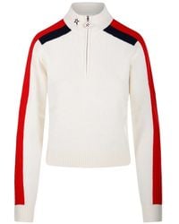 Perfect Moment - La Tour Merino Wool 1/4 Zip Sweater - Lyst
