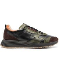 Moma - Panelled Lace-up Sneakers - Lyst