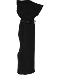 Junya Watanabe - Robe En Laine À Taille Ceinturée - Lyst