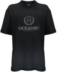 Holzweiler - Affection Oceanic Graphic-print Organic-cotton T-shirt - Lyst