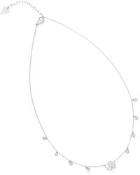 Guess - Aurora Crystal-Embellished Charm Necklace - Lyst